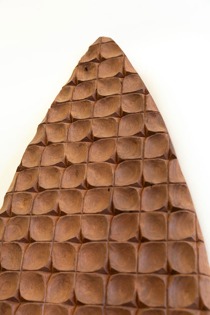 木彫りアートサーフボード ｜ 手彫り ｜ No.007